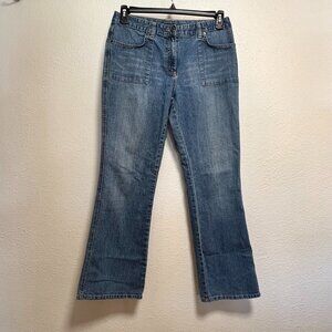 Style & Co Med Wash Denim‎ Straight Leg Bootcut Bella Swan PNW Jeans 8 (Fits 10)